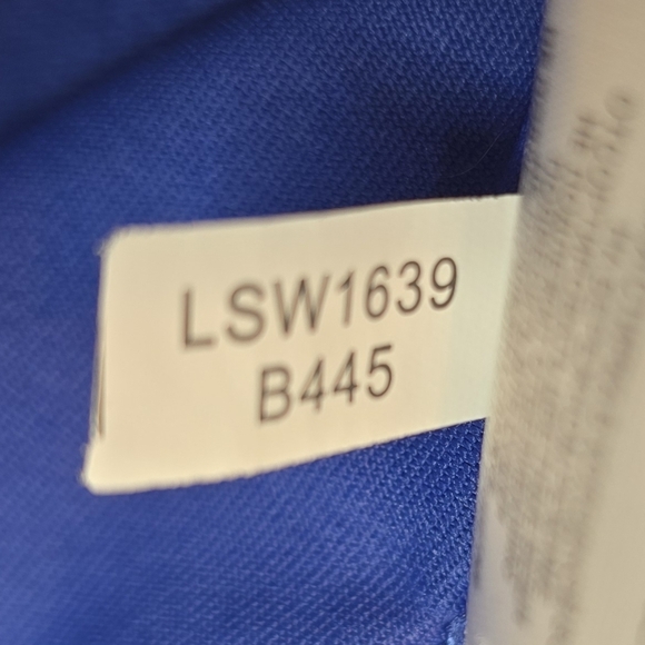 LOLE Cypher Top Blue Open Back Activewear‎ Nylon Stretch Women’s Medium T Shirt - Picture 8 of 10